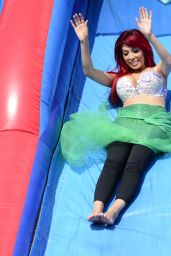 Farrah Abraham in Mermaid Costume at a Pumpkin Patch in Los Angeles 10/27/2017