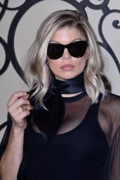 Fergie – Givenchy Fashion Show in Paris, PFW 10/01/2017