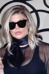 Fergie – Givenchy Fashion Show in Paris, PFW 10/01/2017