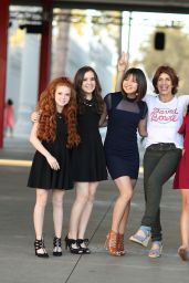 Francesca Capaldi, Khia Lopez, Lexi Drew and Kyla Drew - Sally Miller Fashion Fall 2017