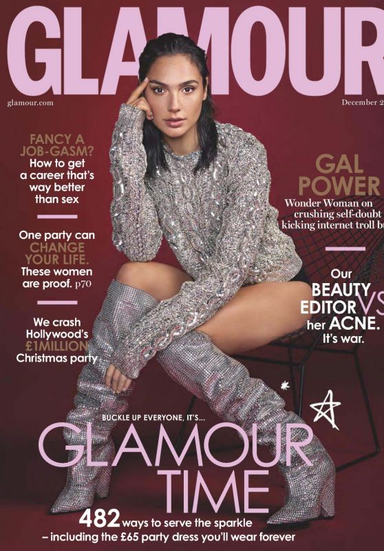 Gal Gadot Glamour Magazine Uk December 2017 Issue • Celebmafia 