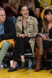 Gal Gadot & Patty Jenkins - Lakers vs. Clippers Game at the Staples Center in Los Angeles 10/19/2017