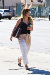 Hilary Duff Dresses as Bunny - Out in LA 10/27/2017