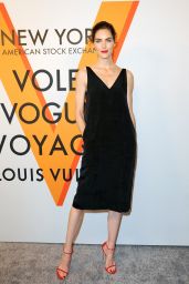 Hilary Rhoda – Volez, Voguez, Voyagez: Louis Vuitton Exhibition Opening in NYC
