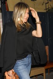 Jennifer Aniston and Sandra Bullock at Il Piccolino in West Hollywood 10/21/2017