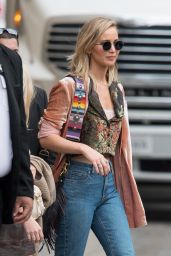 Jennifer Lawrence - Visits "Jimmy Kimmel Live" in LA 10/30/2017