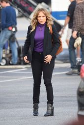 Jennifer Lopez - "Second Act" Movie Set in Queens, NY 10/23/2017