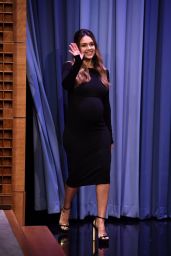 Jessica Alba - The Tonight Show Starring Jimmy Fallon at Rockefeller Center in NYC 10/25/2017