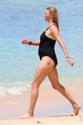 Jodie Kidd in Swimsuit at the Beach in Barbados 10/11/2017
