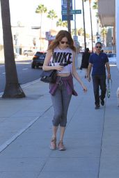 Karen Gillan - Going to the gym in Beverly Hills