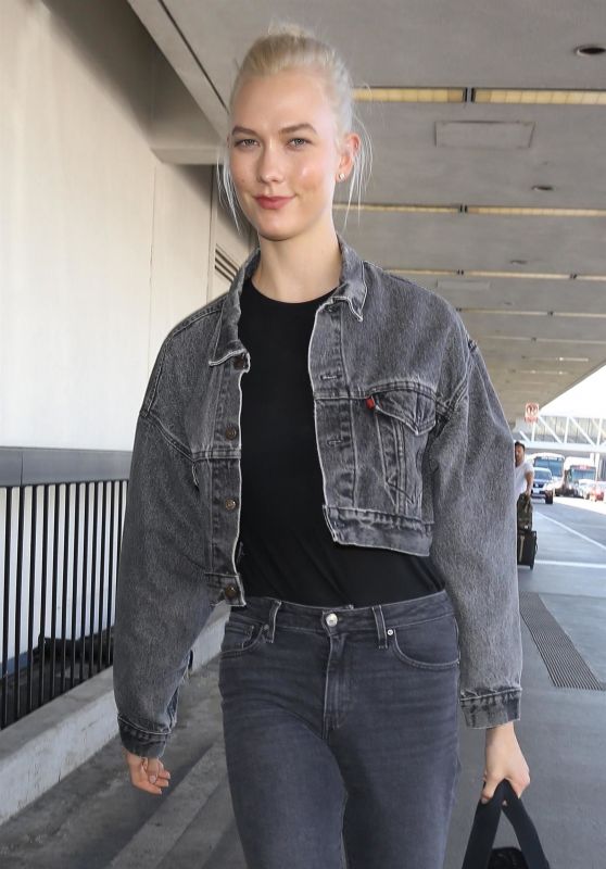 Karlie Kloss in Travel Outfit at LAX Airport in LA 10/15/2017