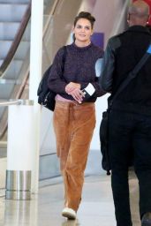 Katie Holmes in Travel Outfit 10/12/2017 
