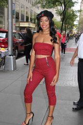 Keke Palmer Style - Leaving NBC Studios in NYC