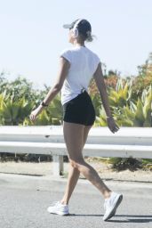 Kelly Rohrbach Leggy in Shorts - Working Out in Santa Monica 10/27/2017