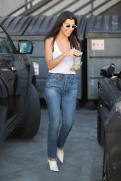 Kourtney Kardashian and Larsa Pippen - Alfred Tea Room on Melrose Place in West Hollywood 10/23/2017