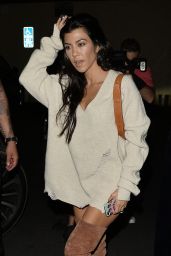 Kourtney Kardashian – Arrives to Kim Kardashian’s Birthday Dinner in LA 10/26/2017
