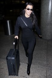 Kourtney Kardashian at LAX Airport in Los Angeles 10/01/2017