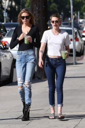 Kristen Stewart and Stella Maxwell - Out in Melrose Place 10/14/2017
