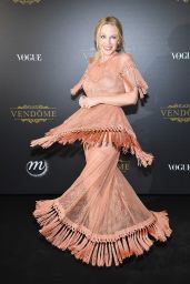 Kylie Minogue – Vogue Party at PFW in Paris 10/01/2017