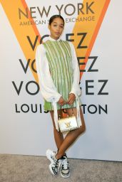 Laura Harrier – Volez, Voguez, Voyagez: Louis Vuitton Exhibition Opening in NYC