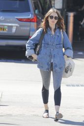 Lily Collins - Gets Some Coffee and Grocery in Beverly Hills 10/08/2017