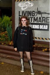 Maisie Williams - "The Walking Dead: Living Nightmare" Attraction in Chertsey 10/26/2017