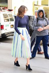 Mandy Moore - Coming Out of the "Today" Show in NYC 10/10/2017