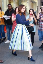 Mandy Moore - Greets Her Fans at Sirius XM in NYC 10/10/2017