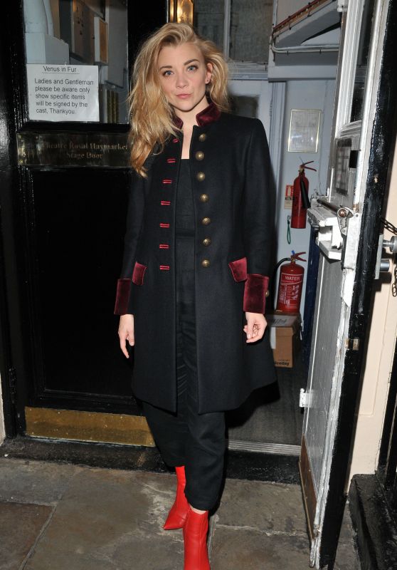 Natalie Dormer - Leaving The Haymarket Theatre After Performing in 