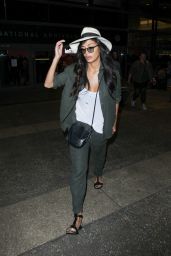 Nicole Scherzinger in Comfy Travel Outfit at LAX Airport 10/06/2017