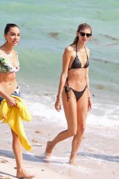 Olivia Culpo, Devon Windsor and Daniela Braga Bikini Candids - Miami 10/20/2017