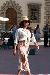 Priyanka Chopra - "Quantico" Season 3 Filming in Montepulciano, Italy 10/11/2017