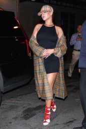 Rihanna in Burberry Out in New York