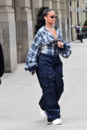Rihanna Street Fashion - New York City 10/13/2017