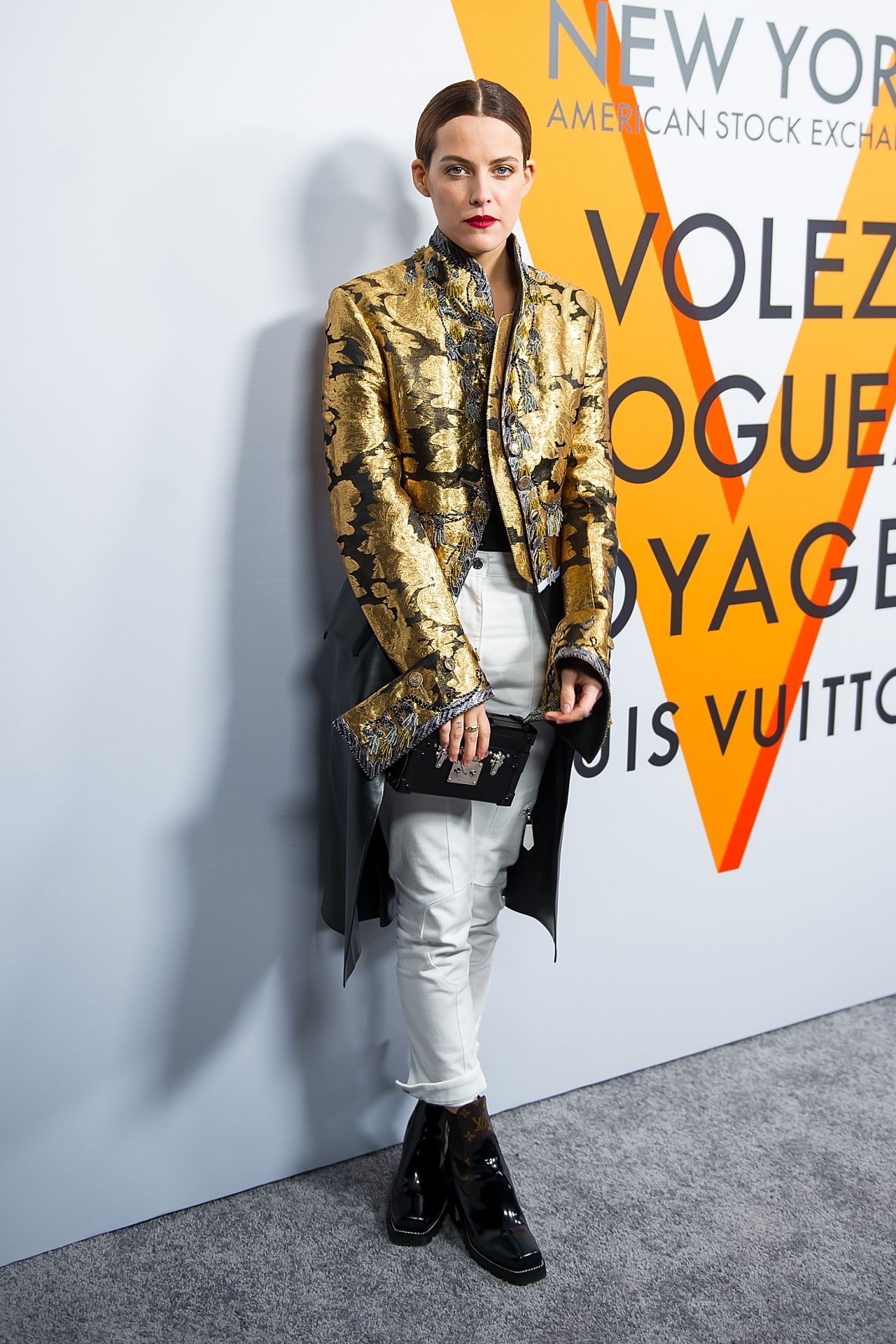Riley Keough – Volez, Voguez, Voyagez: Louis Vuitton Exhibition Opening in NYC