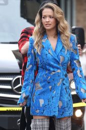 Rita Ora - Filming a Music Video in New York City 10/05/2017