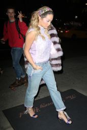 Rita Ora - Night Out in NYC 10/04/2017