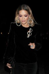 Rita Ora Night Out - Mayfair, London 10/23/2017