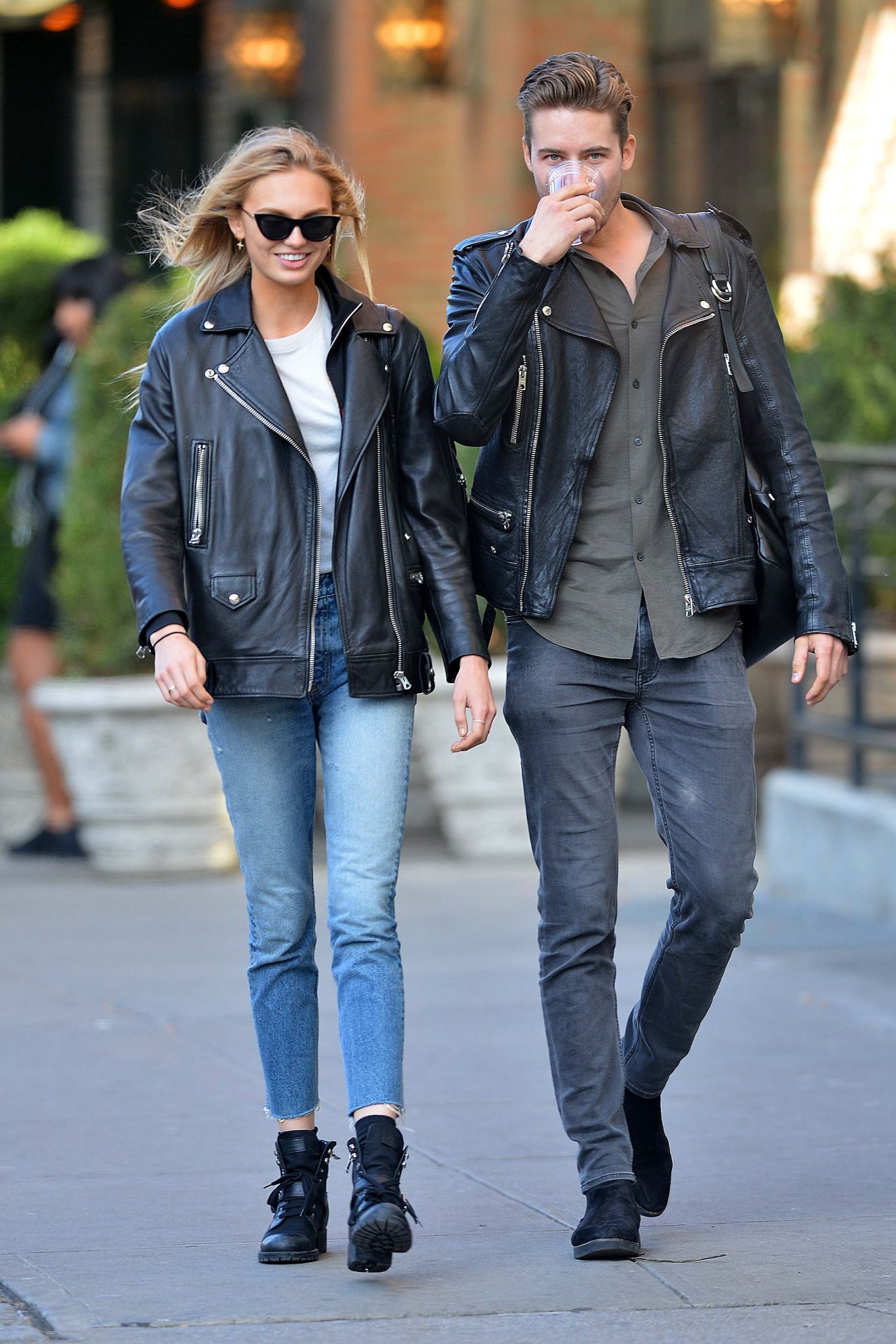 Romee Strijd Street Style - Out in New York City with Her Boyfriend 10 ...