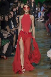 Samantha Gradoville Walks Elie Saab Fashion Show, PFW in Paris 09/30/2017
