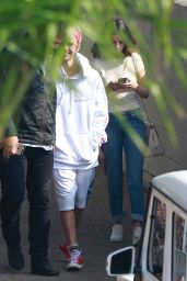 Selena Gomez at Church Services With Justin Bieber in LA 10/29/2017