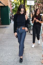 Selena Gomez  is Looking All Stylish - New York City 10/03/2017