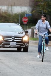 Selena Gomez - Rides Her Bike in Los Angeles 10/30/2017