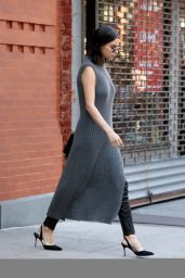 Selena Gomez Style and Fashion - Leaving Her Apartment in NYC 10/22/2017
