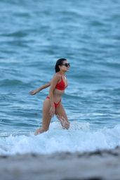 Shanina Shaik, Caroline Lowe, Olivia Culpo and Daniela Braga Bikini Photoshoot on the Beach in Miami Beach