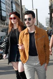 Sophie Turner and Joe Jonas - Shopping in Paris