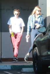 Stella Maxwell and Kristen Stewart - Out in Los Angeles 10/22/2017