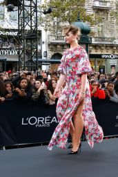 Thylane Blondeau Walks L’Oreal Show, PFW in Paris 10/01/2017