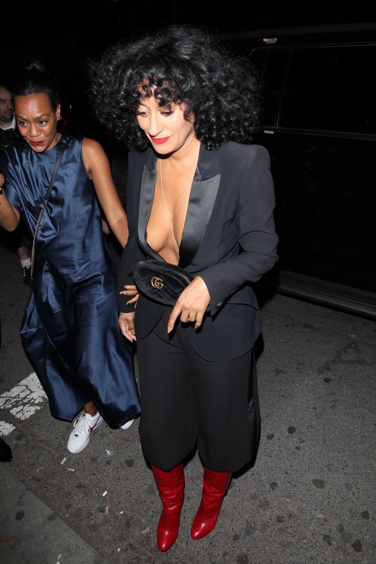 Tracee Ellis Ross - Arrives at Poppy for Drake’s Birthday Party in LA.