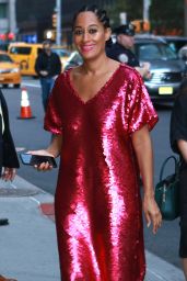 Tracee Ellis Ross - Arrives For "The Late Show With Stephen Colbert" in New York City 10/10/2017